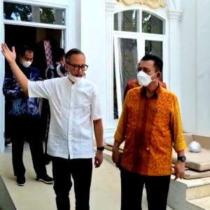 Akan Diresmikan Mei, Gubernur Ansar Cek Progres Pengerjaan Rumah Singgah Jakarta