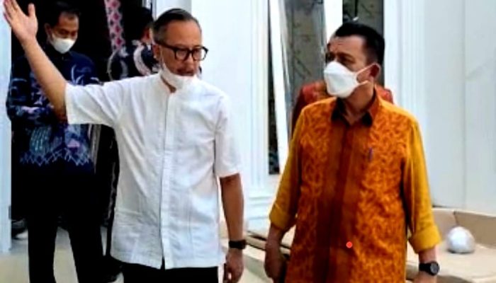 Akan Diresmikan Mei, Gubernur Ansar Cek Progres Pengerjaan Rumah Singgah Jakarta