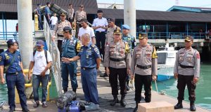 Kapolres Bintan Tinjau Arus Balik Di Pelabuhan Roro Dan Bulanglinggi Tanjung Uban