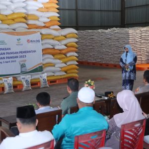 Wako Rahma Lepas Penyaluran Cadangan Pangan, 8.024 KPM Terima Bantuan Beras