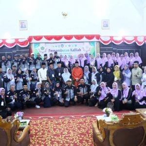 Ikuti STQH Ke-X Kepri, Wako Rahma Antarkan Kafilah STQH Tanjungpinang Menuju Karimun