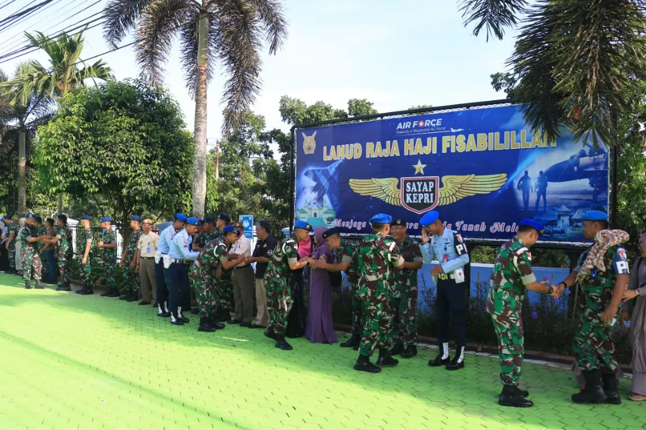 Lanud RHF Tanjungpinang Gelar Halal Bihalal Idul Fitri 1444H
