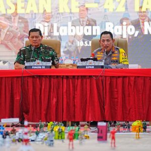 Kapolri dan Panglima TNI Sepakat Sukseskan Keamanan KTT ASEAN Ke-42 Di Labuan Bajo NTT
