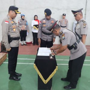 Sertijab Kabag SDM Polres Kepulauan Anambas, AKP Adiyanto Gantikan AKP Fery Kuswanto