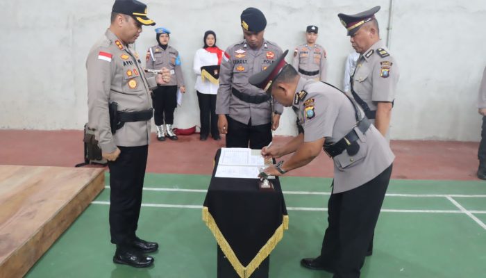Sertijab Kabag SDM Polres Kepulauan Anambas, AKP Adiyanto Gantikan AKP Fery Kuswanto