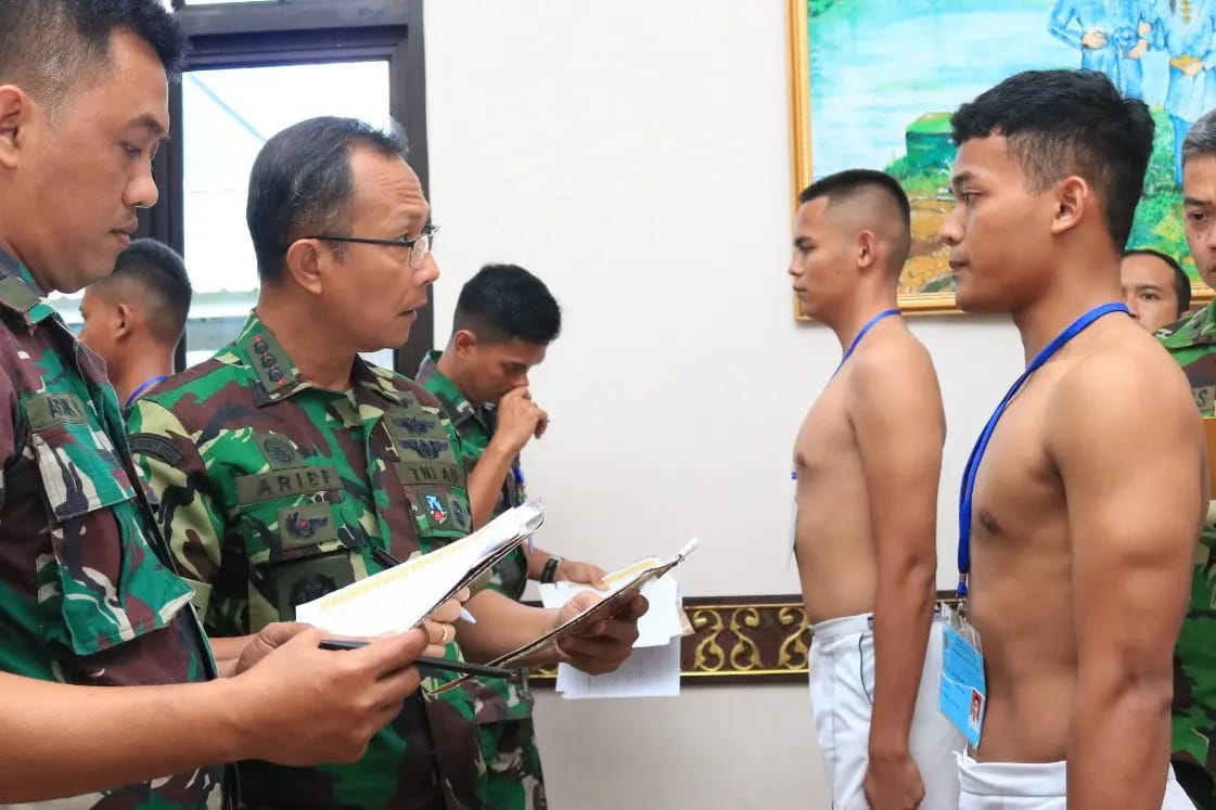 Danlanud RHF Pimpin Sidang Pantukhir Daerah Calon Bintara PK AU Gel I T.A 2023