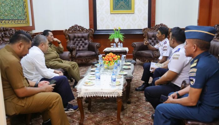 Silaturahmi Bersama Kepala KSOP Baru, Gubernur Ansar Siap Dukung Implementasi E-ticket Pelayaran
