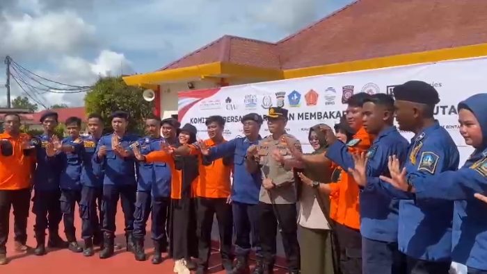 Polres Bintan Gelar Apel Deklarasi Pencegahan Karhutla 2023