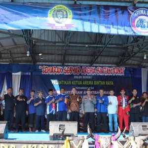 Pelantikan Pengurus Arema Bintan Raya, M. Nazri : Pengurus Baru Antarkan Arema Bintan Raya Makin Maju