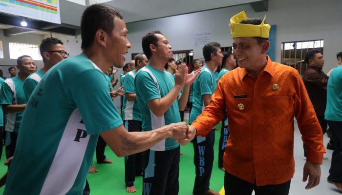Menkumham RI Kunjungi Warga Binaan Lapas Narkotika Kelas II Tanjungpinang
