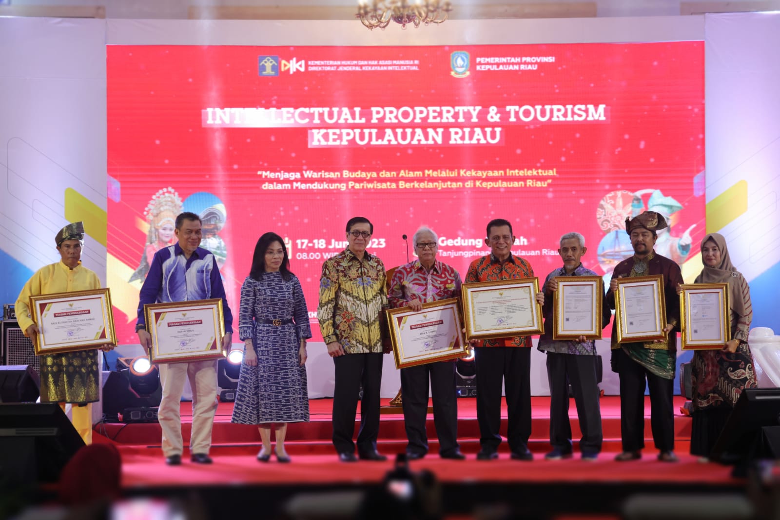 Intelektual Property dan Tourism Kepri, Yasonna Laoly : Tingkatkan Branding Destinasi Pariwisata Lokal