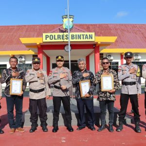 Pos Satkamling Kelurahan Sungai Lekop Juara 1 Lomba Poskamling Se-Kabupaten Bintan