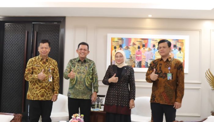 Gubernur Ansar Laporkan Progres Pembangunan BLK Karimun dan Batam Kepada Menaker RI
