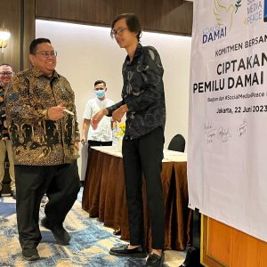 AMSI dan 12 Organisasi Masyarakat Sipil Tanda Tangani Komitmen Pemilu Damai 2024