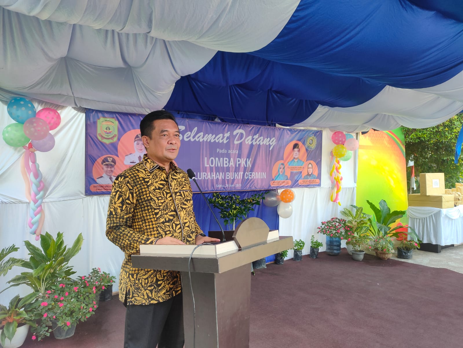 Lomba PKK Kelurahan Bukit Cermin, Agung Wiradharma : 18 Kelurahan Siap Ikuti Jambore PKK 2023