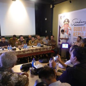 Bersembang Dengan Media, Ansar Paparkan Berbagai Program Strategis Pemprov Kepri