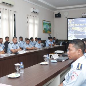 Tim Inspektorat Komando Operasi Udara I Kunjungi Lanud RHF Tanjungpinang