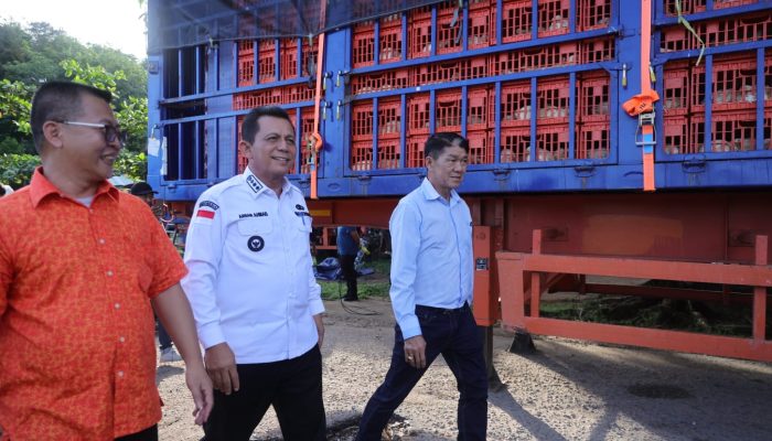 Gubernur Ansar Lepas Ekspor Perdana Ayam Hidup dari Bintan ke Singapura