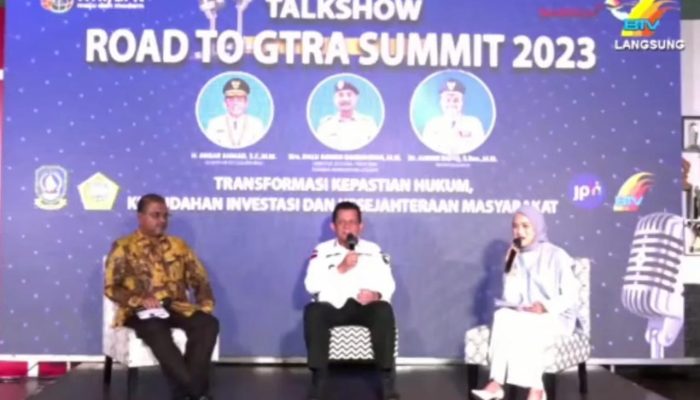 Talkshow Di JPM TV, Gubernur Ansar Paparkan Kesiapan GTRA Summit 2023