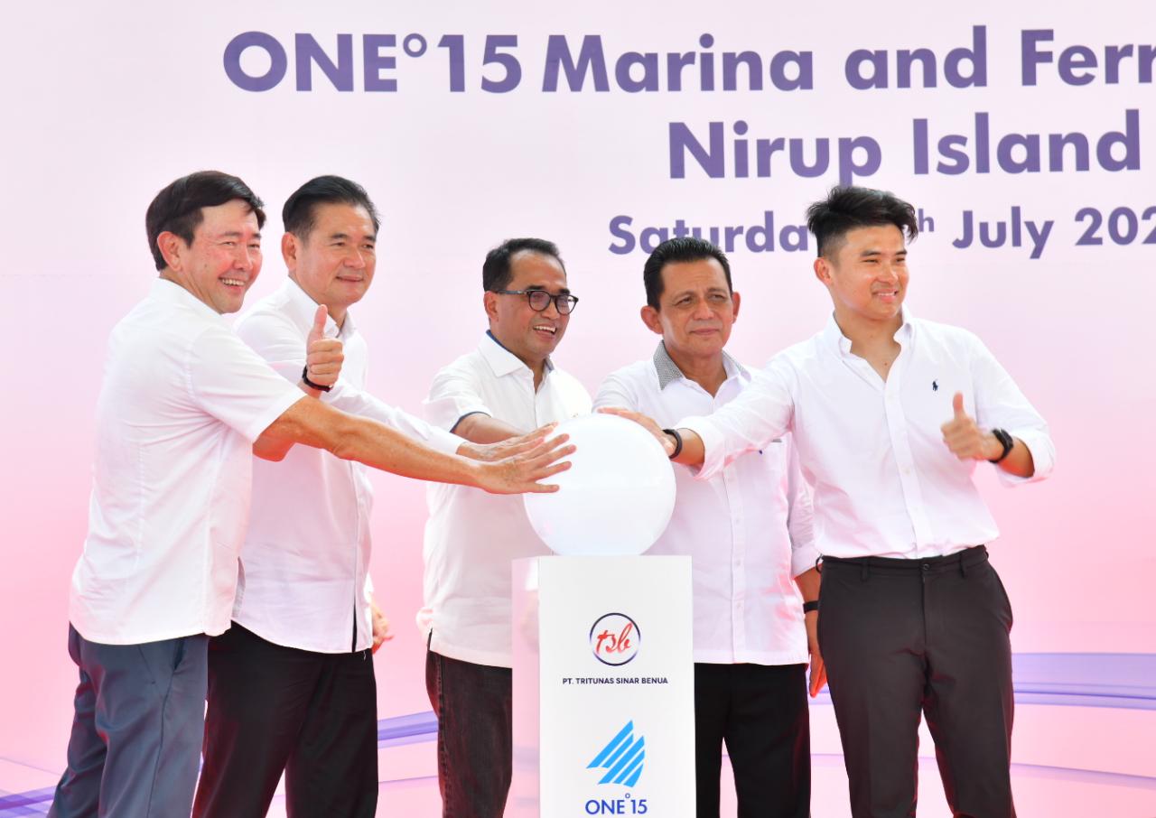 Menhub RI Resmikan Terminal Khusus Pariwisata PT. Tritunas Sinar Benua & One°15 Marina di Pulau Nirup Batam