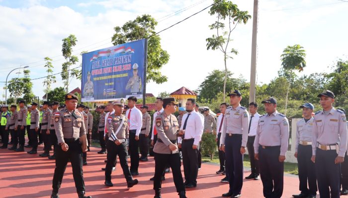 Operasi Patuh Seligi Tahun 2023 Dimulai, Polres Bintan Laksanakan Apel Gelar Pasukan