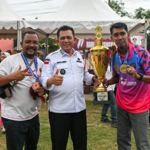 Ansar Tutup Turnamen Olahraga Piala Gubernur Kepri 2023 Zona Anambas