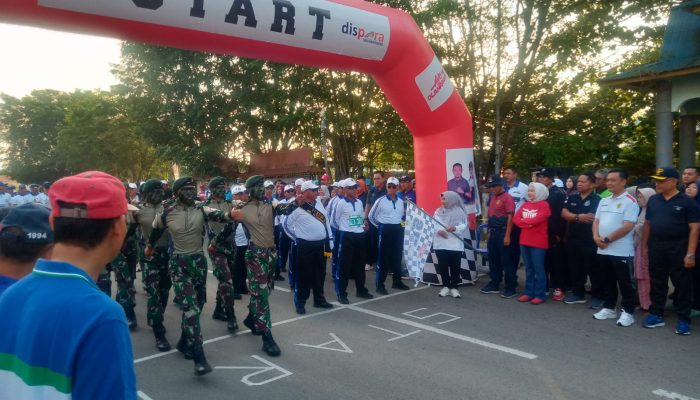 Wako Rahma Lepas Gerak Jalan Proklamasi 17 Kilometer Di Terminal Sei Carang