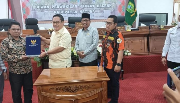 Rapat Paripurna DPRD Natuna, Fraksi Sampaikan Pendapat Akhir Pembentukan Provinsi Khusus Natuna-Anambas