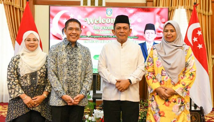 Gubernur Ansar Menjamu Minister Maliki Osman, Pererat Hubungan Kepri dan Singapura