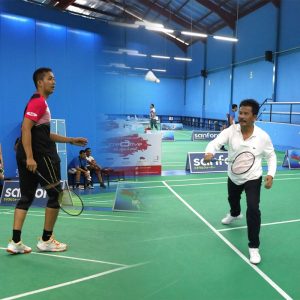 Perkuat Hubungan Bilateral, Kepala BP Batam Badminton Bersama Menteri Singapura