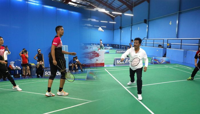 Perkuat Hubungan Bilateral, Kepala BP Batam Badminton Bersama Menteri Singapura