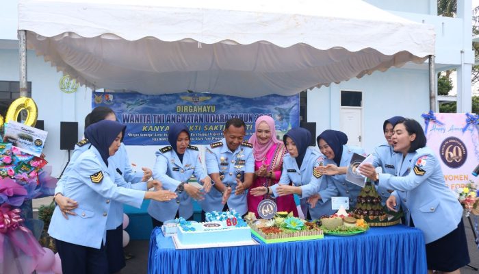 HUT Wanita TNI AU Ke-60, Wanita TNI AU Lanud RHF Gelar Syukuran
