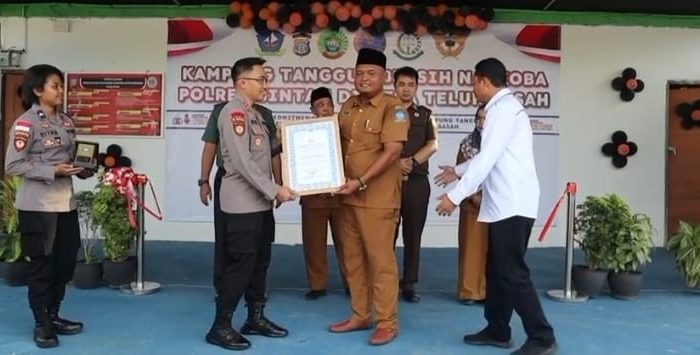 Desa Teluk Sasah Bintan Ditetapkan Kampung Tangguh Bebas Narkoba
