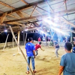 Semarakkan HUT RI Ke-78, Warga Bunguran Selatan Natuna Gelar Lomba Gasing Tradisional