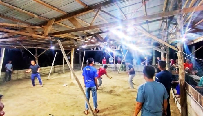 Semarakkan HUT RI Ke-78, Warga Bunguran Selatan Natuna Gelar Lomba Gasing Tradisional