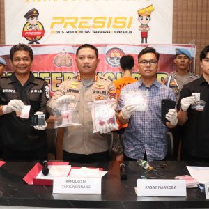 Residivis Bandar Dan Kurir Narkoba Dibekuk Polresta Tanjungpinang