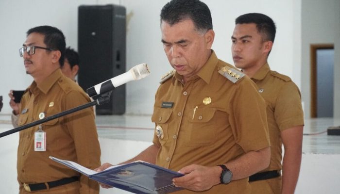 Lantik 79 Pejabat Administrator dan Pengawas, Wan Siswandi : Jaga Amanah Jabatan Sepenuh Hati