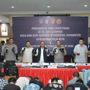 Polda Kepri Amankan 88 Tersangka Love Scams WNA Tiongkok