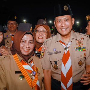 Raimunas XII, Rahma Terima Lencana Melati Pramuka dari Komjen Pol (Purn) Budi Waseso