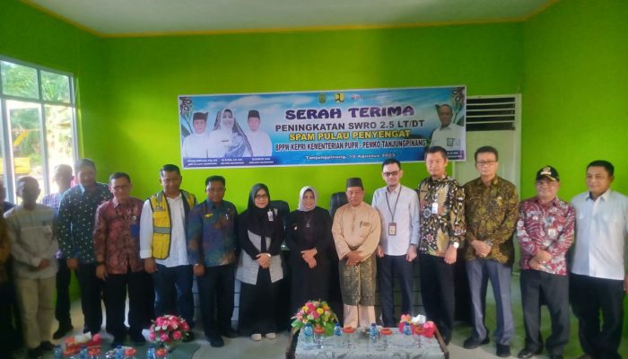 431 Rumah di Pulau Penyengat Sudah Tersambung SWRO, Alirannya 2,5 Liter Per Detik