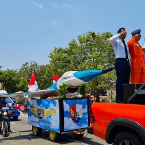 Pawai Budaya Dan Mobil Hias, Lanud RHF Kenalkan Potensi Dirgantara
