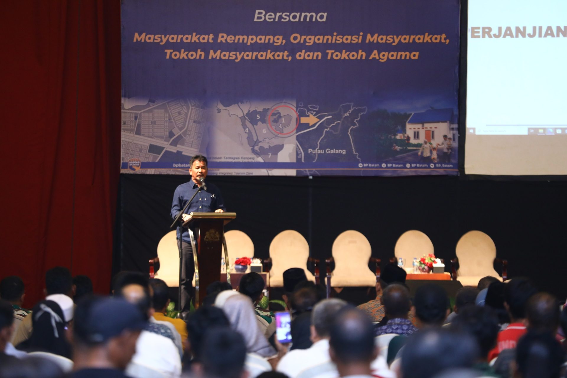 Kepala BP Batam Kembali Berdialog Bersama Masyarakat Rempang Batam