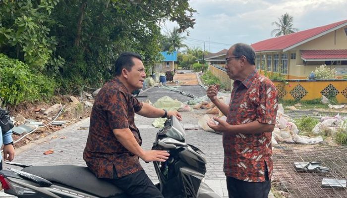 Tinjau Progres Pengerjaan Jalan di Penyengat, Ansar Pastikan Tuntas di Desember