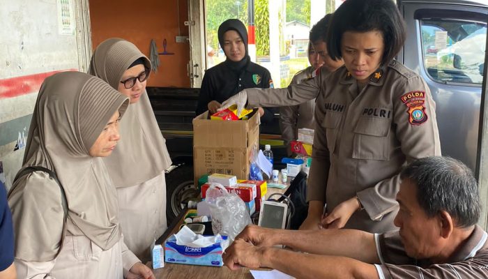 Biddokkes Polda Kepri Dirikan Pos Kesehatan Di Pulau Rempang
