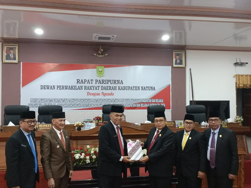 Bupati Natuna Sampaikan RAPBD-P TA 2023 Dialokasikan Rp1,22 Triliun