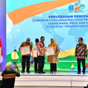Berdayakan UMKM, Dekranasda Provinsi Kepri Terima Penghargaan Gubernur Kepri