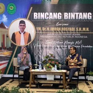 Inilah Bincang Bintang Sekda Natuna Bersama Hakim Agung Kamar Agama MA