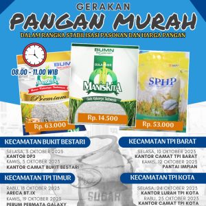 Tekan Harga Beras, Pemko Gelar SPHP di Sembilan Titik