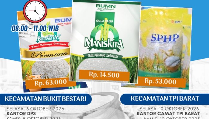 Tekan Harga Beras, Pemko Gelar SPHP di Sembilan Titik