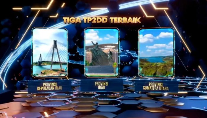 TP2DD Kepri Masuk 3 Terbaik Tingkat Provinsi Wilayah Sumatera